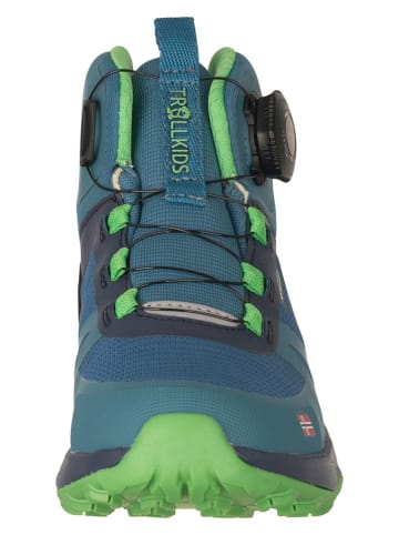 Trollkids Buty turystyczne "Trollfjord Mid XT" w kolorze niebieskim