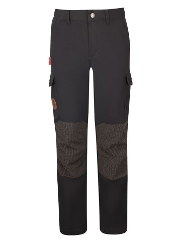 Trollkids Spodnie trekkingowe "Trollheimen" w kolorze czarnym
