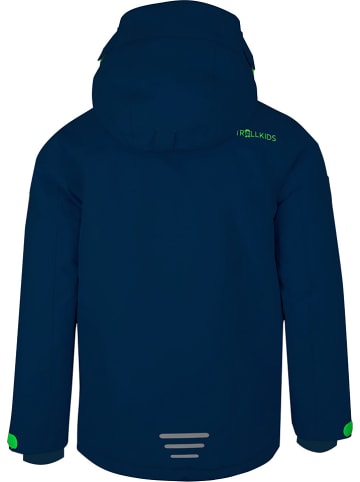 Trollkids Ski-/ Snowboardjacke "Holmenkollen Pro" in Dunkelblau/ Grün