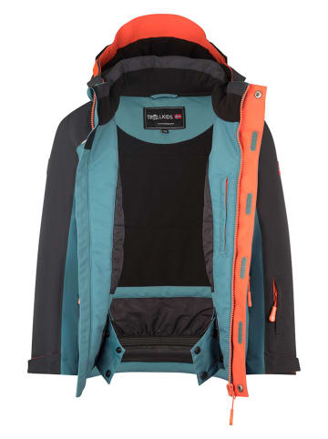 Trollkids Ski-/ Snowboardjacke "Holmenkollen Pro" in Türkis