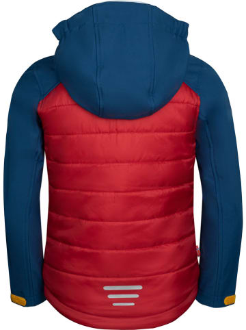 Trollkids Softshelljacke "Lysefjord" in Rot/ Dunkelblau