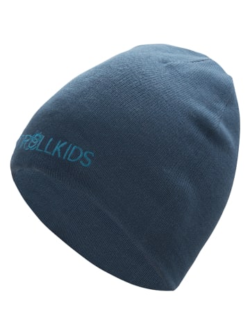 Trollkids Omkeerbare beanie "Troll" blauw/donkerblauw