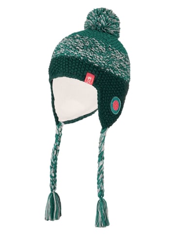 Trollkids Czapka "Borgund" w kolorze zielonym