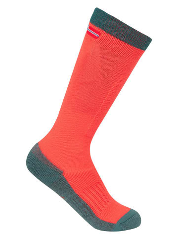 Trollkids 2er-Set: Ski-/ Snowboardsocken "Kids Ski" in Rot