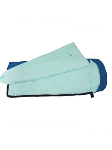 Trollkids Schlafsack "Midnight Sun Dreamer" in Türkis/ Blau