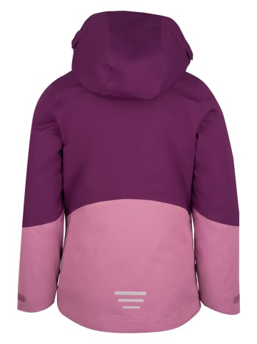 Trollkids Kurtka funkcyjna 3w1 "Skanden" w kolorze fioletowo-jasnoróżowym