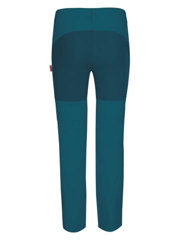 Trollkids Spodnie trekkingowe Zipp-Off "Nordfjord" - Regular fit - w kolorze niebieskim