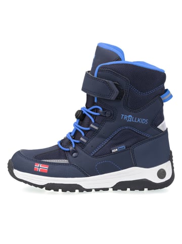 Trollkids Botki zimowe "Lofoten XT" w kolorze granatowo-błękitnym
