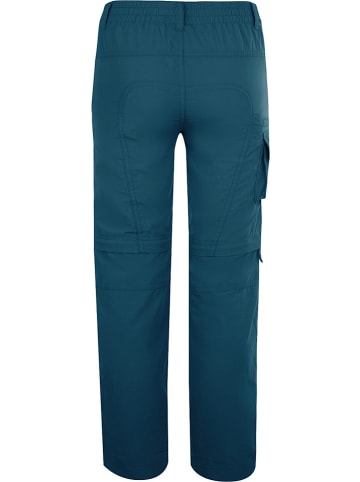 Trollkids Spodnie trekkingowe Zipp-Off "Oppland" - Regular fit - w kolorze niebieskim