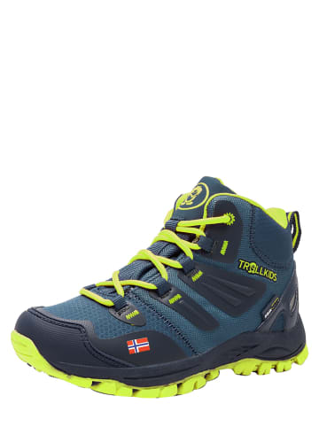 Trollkids Trekkingschuhe "Rondane Hiker Mid" in Dunkelblau