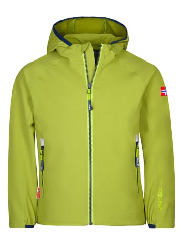 Trollkids Softshelljas "Kvalvika" groen