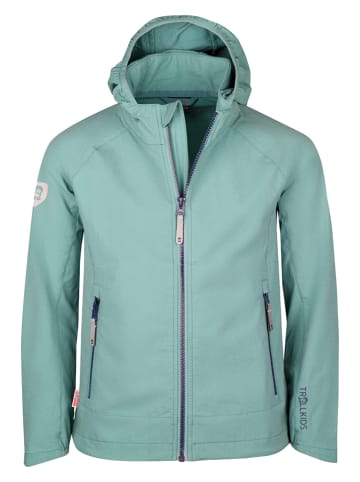 Trollkids Softshelljacke "Kvalvika" in Türkis
