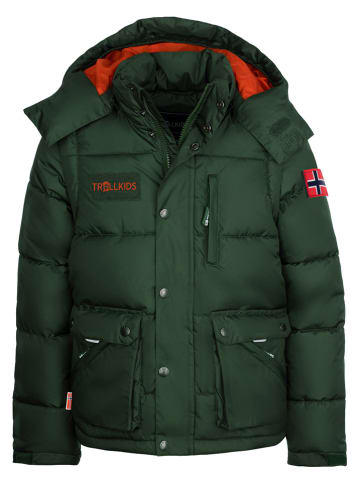 Trollkids Zip-Off-Winterjacke "Holmdalen XT" in Grün