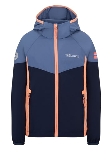 Trollkids Functionele jas "Sira" blauw/zwart