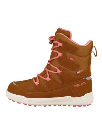 Trollkids Winterboots "Finnmark" in Hellbraun