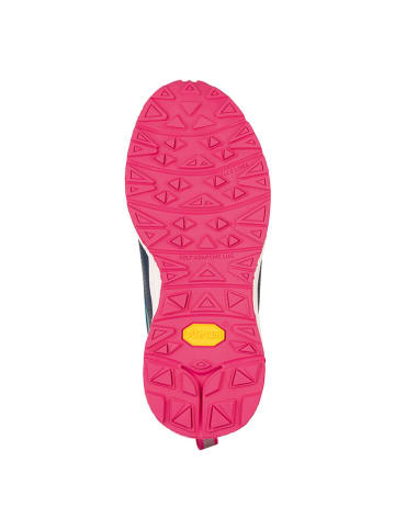 Trollkids Wanderschuhe "Skarvan" in Blau/ Weiß/ Pink