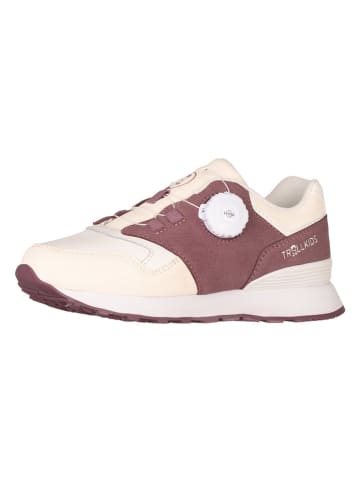 Trollkids Sneakers "Kristiansand" crème/paars