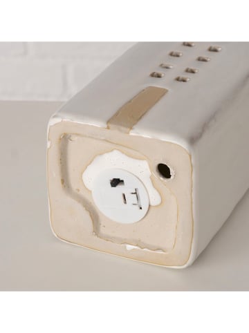 Boltze LED-Dekoaufsteller "Terrana" in Creme/ Beige - (B)9 x (H)22 x (T)9 cm