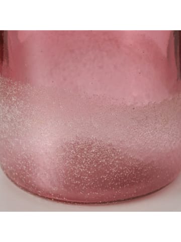 Boltze Windlicht "Halla" in Rosa - (H)9 x  Ø 8 cm