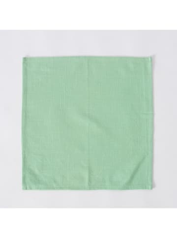 Boltze 2-delige set: servetten "Lenea" groen - (L)40 x (B)40 cm