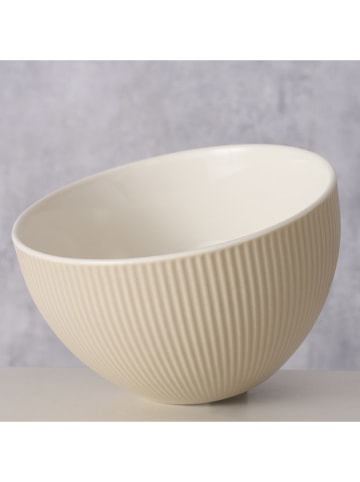 Boltze Müslischale "Ranura" in Beige - Ø 12,5 cm