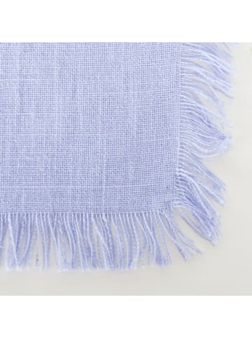 Boltze Tafelloper "Lenea" lichtblauw - (L)140 x (B)40 cm