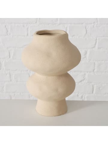 Boltze Vase ''Barbera'' in Creme - (H)17 cm