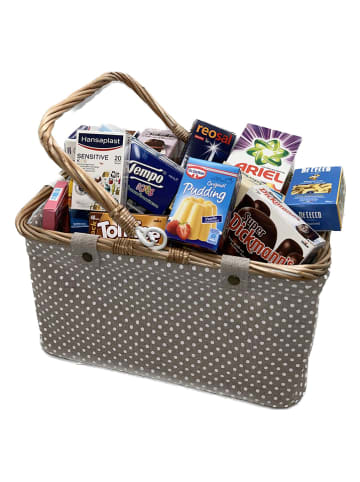 Tanner Einkaufskorb in Beige - (L)26 x (B)26 x (H)17 cm - ab 3 Jahren