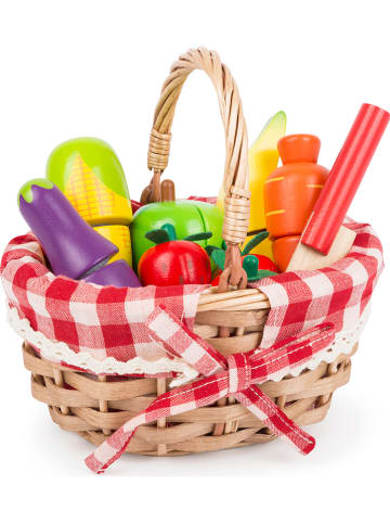 small foot Picknickmand met fruit om te snijden - vanaf 3 jaar