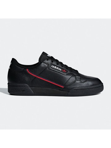 adidas Leder-Sneakers "Continental 80" in Schwarz