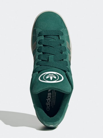 adidas Skórzane sneakersy "Campus 00s" w kolorze ciemnozielonym