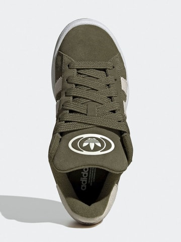 adidas Leder-Sneakers "Campus 00s" in Dunkelgrün