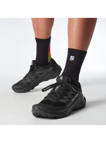 SALOMON Buty "Alphaglide" w kolorze czarnym do biegania