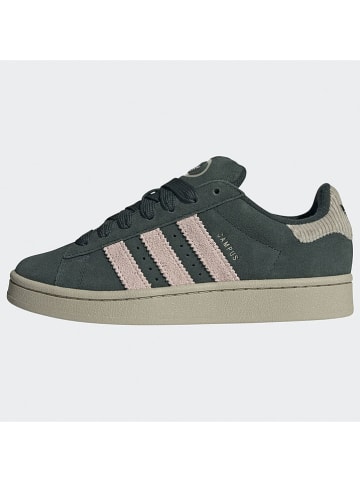 adidas Leder-Sneakers "Campus 00s" in Dunkelgrün