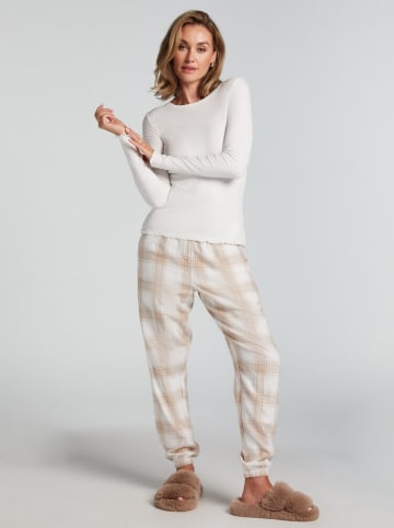 Hunkemöller Pyjama-Oberteil in Weiß
