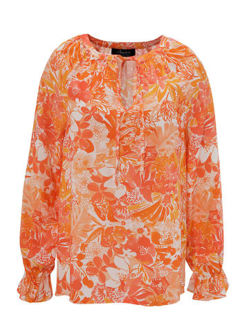 Aniston Blouse oranje/wit