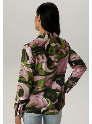 Aniston Blouse groen/oudroze