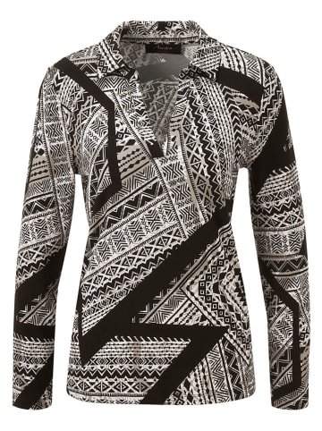 Aniston Bluzka w kolorze czarno-biało-beżowym