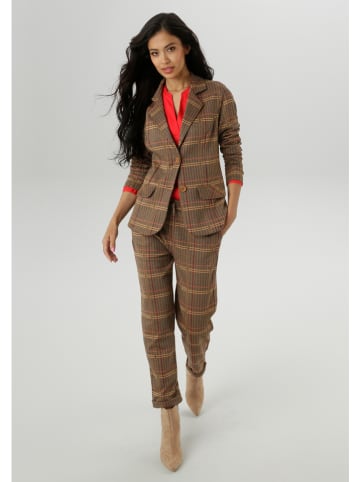 Aniston Blazer in Camel/ Schwarz
