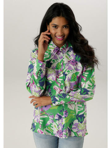 Aniston Blouse groen/paars