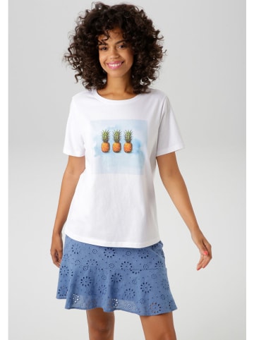 Aniston Shirt in Weiß