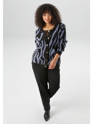 Aniston Kardigan w kolorze czarno-niebieskim