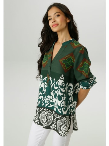 Aniston Blouse groen/wit
