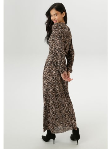 Aniston Kleid in Hellbraun/ Schwarz