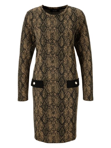 Aniston Jurk lichtbruin/zwart