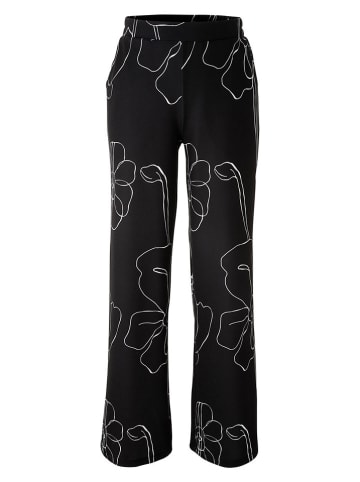 Aniston Spodnie w kolorze czarno-białym