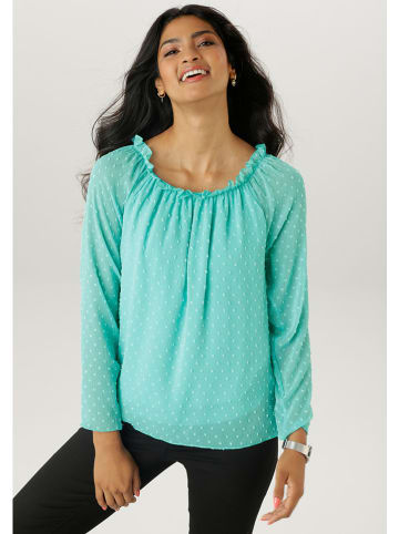 Aniston Bluse in Türkis