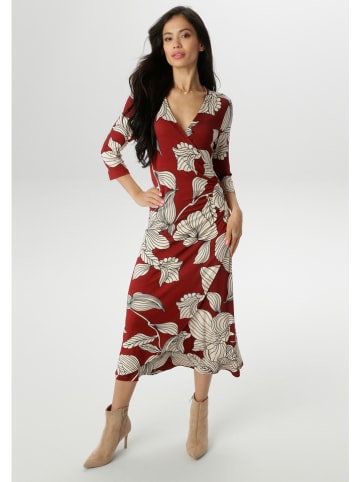 Aniston Kleid in Braun/ Creme