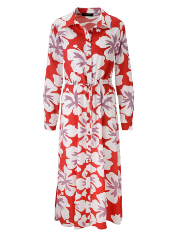 Aniston Kleid in Rot/ Weiß