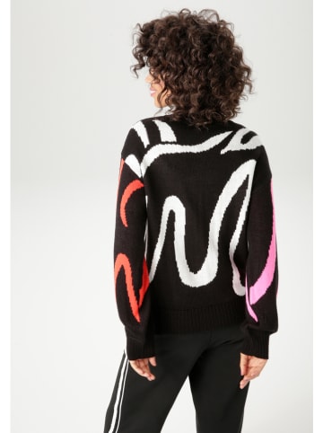 Aniston Pullover in Schwarz